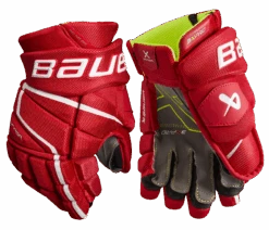 Bauer Vapor 3X Pro Junior Hockey Gloves -Hockey Supremacy 3XPRO JR PALM RED1