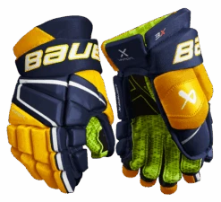 Bauer Vapor 3X Junior Hockey Gloves -Hockey Supremacy 3X JR FRONT NVG2