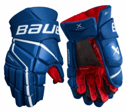 Bauer Vapor 3X Senior Hockey Gloves -Hockey Supremacy 3X SR FRONT BLU2