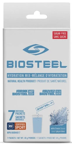 BioSteel High-Performance Sports Hydration Mix (7 Count) -Hockey Supremacy 630617 CAN 20Biosteel Hydration 20Mix White 20Freeze 7CT Front