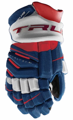 True Hockey True Catalyst 9X Junior Hockey Gloves 10 True Hockey True Catalyst 9X Junior Hockey Gloves -Hockey Supremacy CT9xGlove Red White Blue