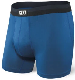 SAXX Sport Mesh Boxer Brief Fly Navy/City Blue (2-Pack) -Hockey Supremacy SPORT MESH SXBB12F CIT