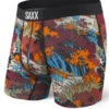 SAXX Vibe Boxer Modern Fit Red Deep Woods