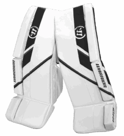 Warrior Ritual G5 Intermediate Goalie Pads (w/ Knee Pads) -Hockey Supremacy g5il0wbk war 01 i