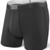 SAXX Quest Boxer Brief Fly Black