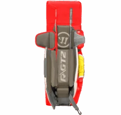 Warrior Ritual GT2 Intermediate Goalie Pads (w/ Knee Pads) 12 Warrior Ritual GT2 Intermediate Goalie Pads (w/ Knee Pads) -Hockey Supremacy warrior ritual gt2 intermediate goalie pads back