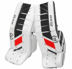 Warrior Ritual GT2 Intermediate Goalie Pads (w/ Knee Pads) 16 Warrior Ritual GT2 Intermediate Goalie Pads (w/ Knee Pads) -Hockey Supremacy warrior ritual gt2 intermediate goalie pads black white red