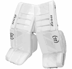 Warrior Ritual GT2 Intermediate Goalie Pads (w/ Knee Pads) 14 Warrior Ritual GT2 Intermediate Goalie Pads (w/ Knee Pads) -Hockey Supremacy warrior ritual gt2 intermediate goalie pads white