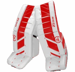 Warrior Ritual GT2 Pro Senior Goalie Pads (w/ Knee Pads) -Hockey Supremacy warrior ritual gt2 pro goalie pads white red